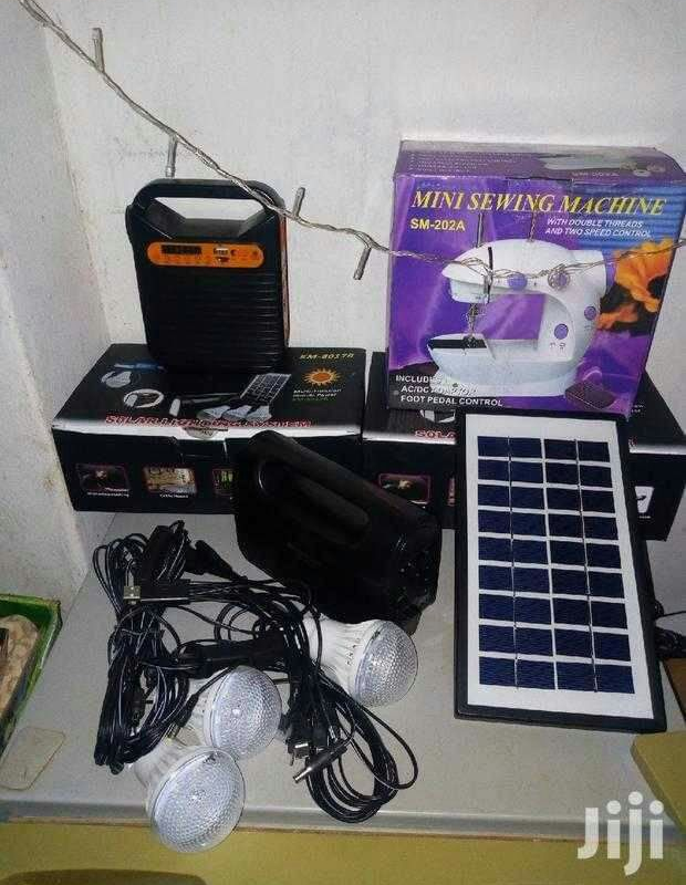 LIGHT YOUR HOME/ BUSINESS AND CHARGE PHONES WITH THIS SOLAR KIT